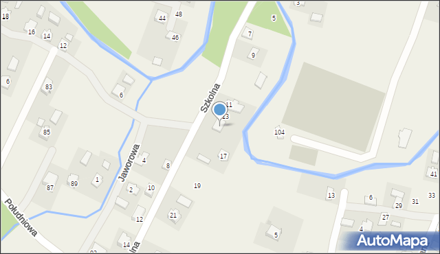 Nowosielce, Szkolna, 15, mapa Nowosielce