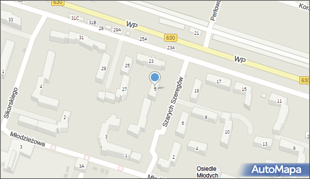 Nowy Dwór Mazowiecki, Szarych Szeregów, 5, mapa Nowy Dwór Mazowiecki