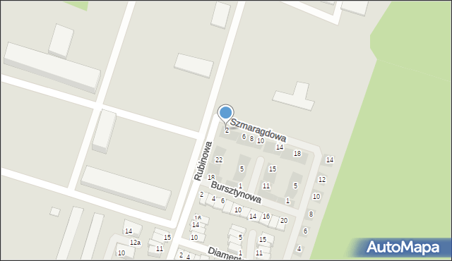 Nowy Dwór Mazowiecki, Szmaragdowa, 2, mapa Nowy Dwór Mazowiecki