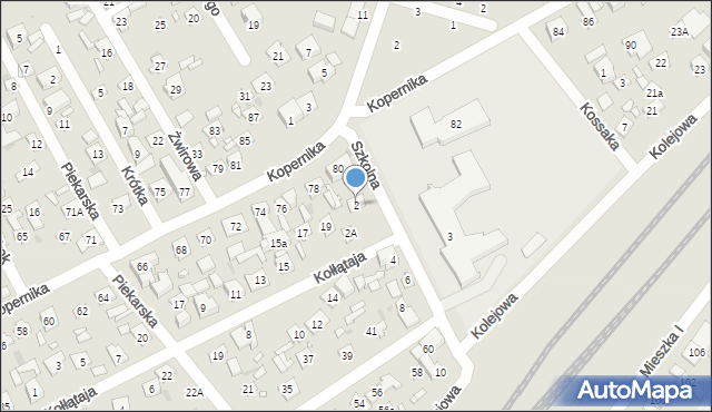 Nowy Dwór Mazowiecki, Szkolna, 2, mapa Nowy Dwór Mazowiecki