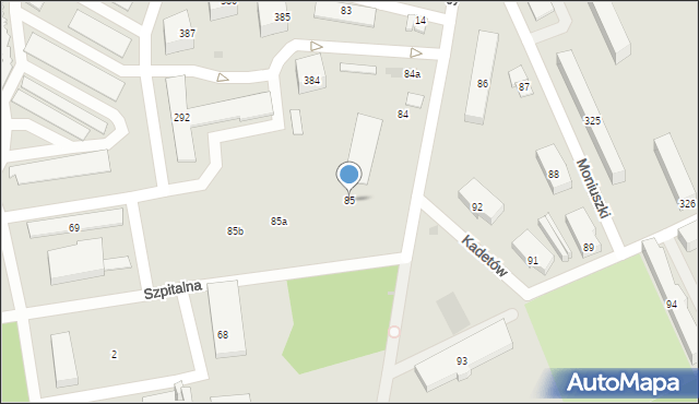 Nowy Dwór Mazowiecki, Szpitalna, 85, mapa Nowy Dwór Mazowiecki