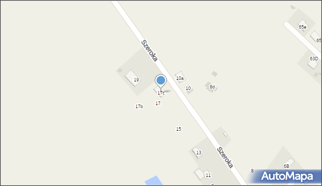 Nowy Krępiec, Szeroka, 17c, mapa Nowy Krępiec