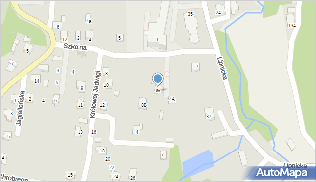 Nowy Wiśnicz, Szkolna, 6a, mapa Nowy Wiśnicz