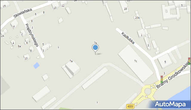 Nysa, Szlak Bolesława Chrobrego, 7b, mapa Nysy