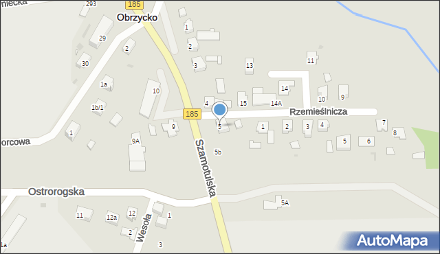 Obrzycko, Szamotulska, 5, mapa Obrzycko