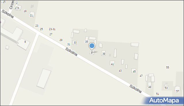 Okszów-Kolonia, Szkolna, 37, mapa Okszów-Kolonia