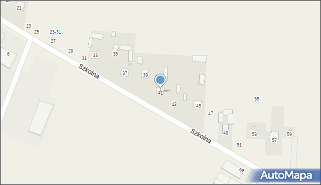 Okszów-Kolonia, Szkolna, 41, mapa Okszów-Kolonia