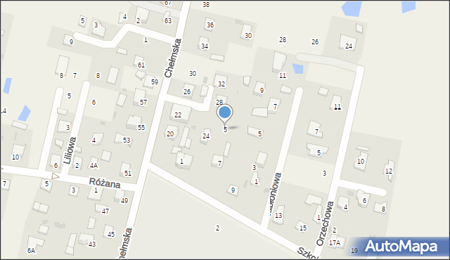 Okszów-Kolonia, Szkolna, 5, mapa Okszów-Kolonia