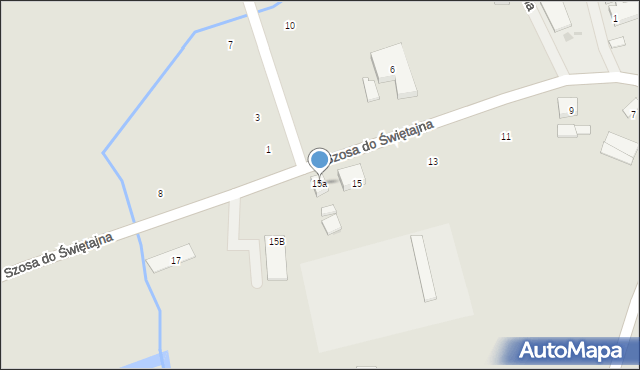 Olecko, Szosa do Świętajna, 15a, mapa Olecko