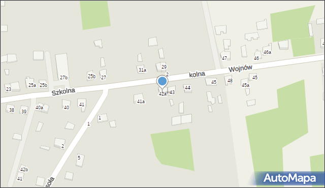 Oleśnica, Szkolna, 42a, mapa Oleśnica