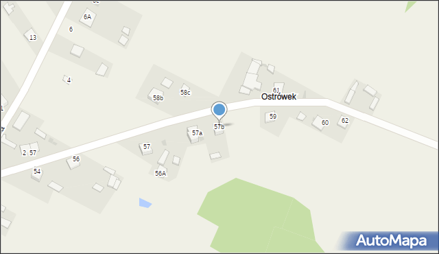 Oleszno, Szkolna, 57b, mapa Oleszno