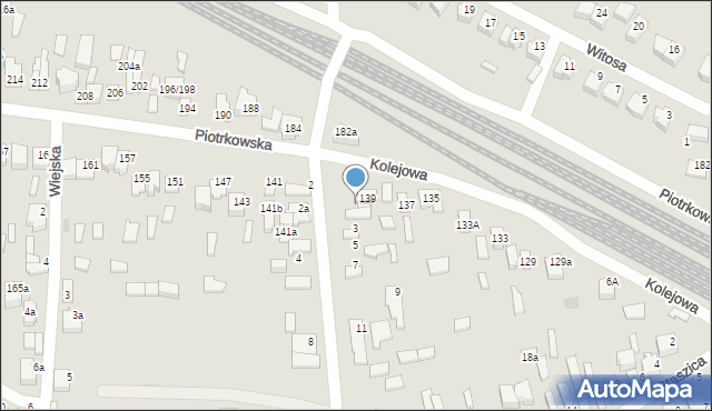 Opoczno, Szkolna, 1, mapa Opoczno