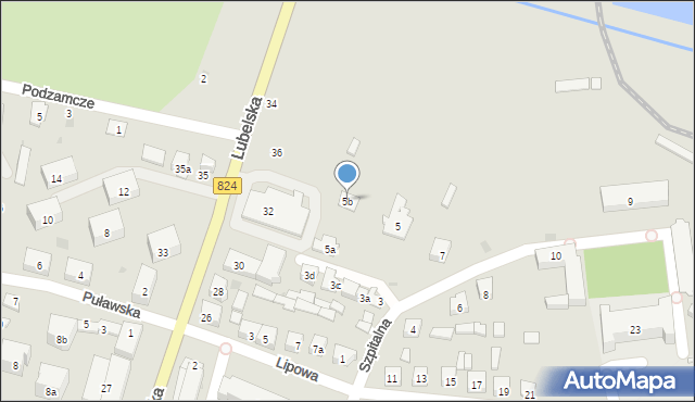 Opole Lubelskie, Szpitalna, 5b, mapa Opole Lubelskie