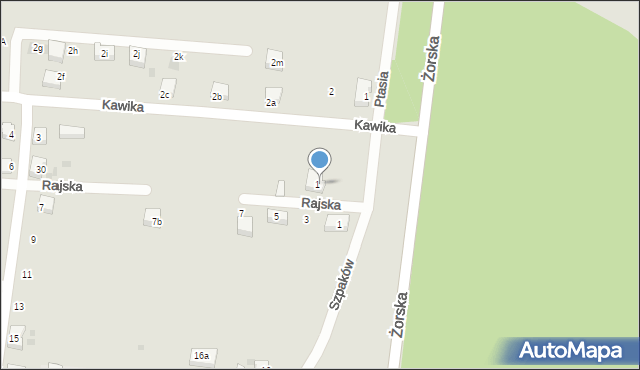 Orzesze, Szpaków, 6, mapa Orzesze