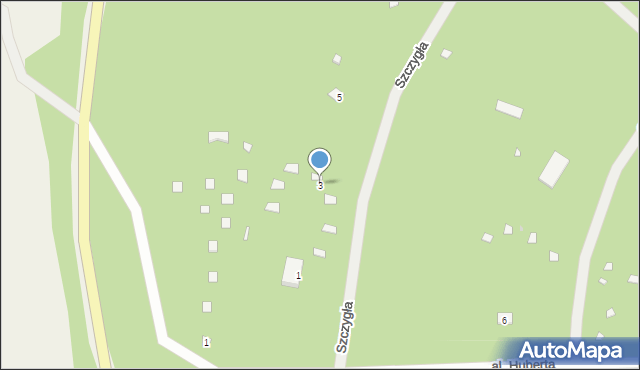 Osiedle Wilga, Szczygła, 3, mapa Osiedle Wilga