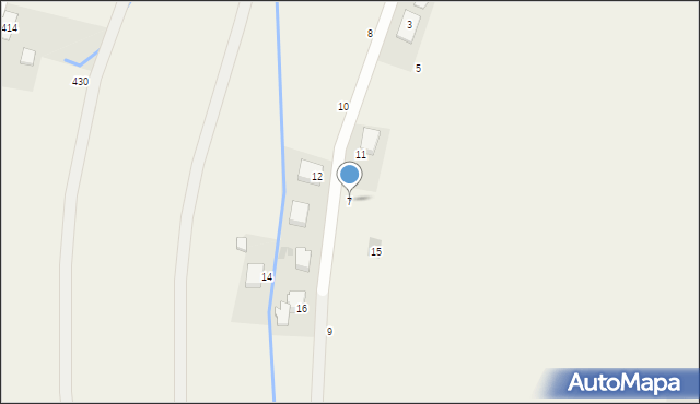 Osiek, Szkolna, 7, mapa Osiek
