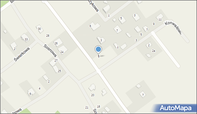 Osówiec, Szosa Bydgoska, 5, mapa Osówiec