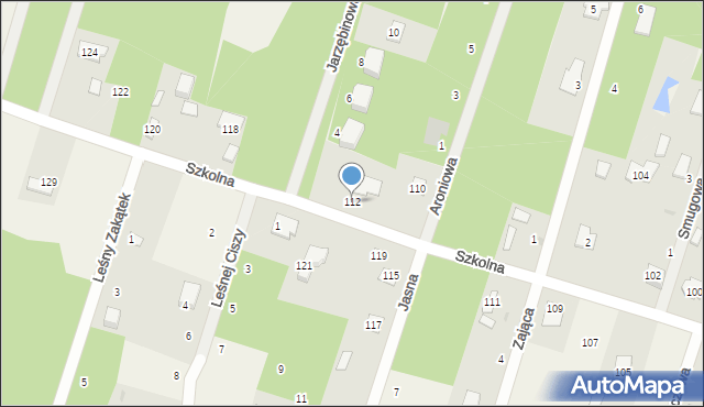 Osowiec, Szkolna, 112, mapa Osowiec