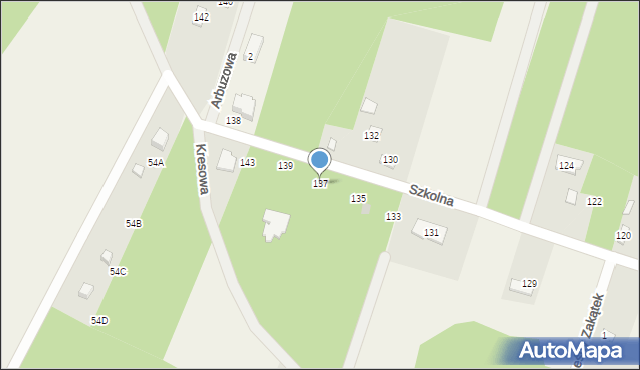 Osowiec, Szkolna, 137, mapa Osowiec