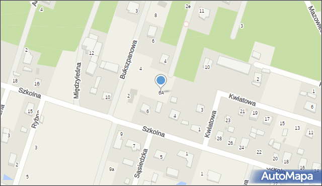 Osowiec, Szkolna, 6A, mapa Osowiec