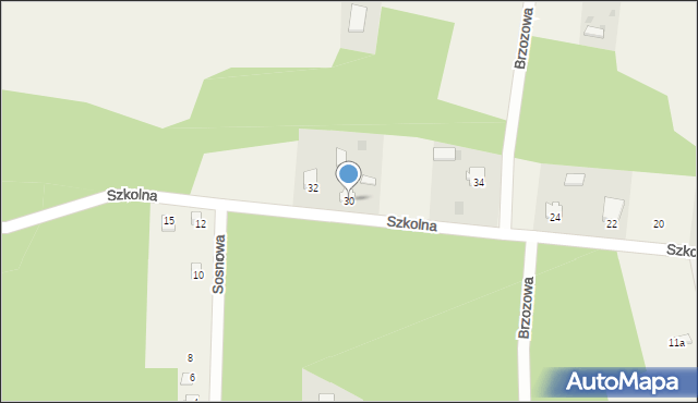 Ostrów, Szkolna, 30, mapa Ostrów