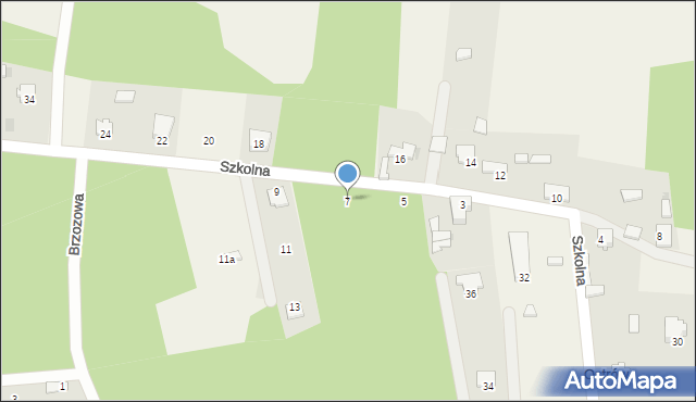 Ostrów, Szkolna, 7, mapa Ostrów