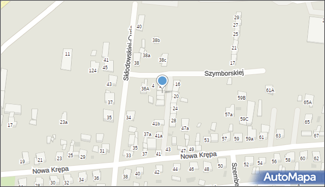 Ostrów Wielkopolski, Szymborskiej Wisławy, 10, mapa Ostrów Wielkopolski