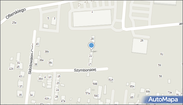 Ostrów Wielkopolski, Szymborskiej Wisławy, 23, mapa Ostrów Wielkopolski