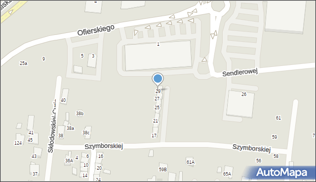 Ostrów Wielkopolski, Szymborskiej Wisławy, 29, mapa Ostrów Wielkopolski