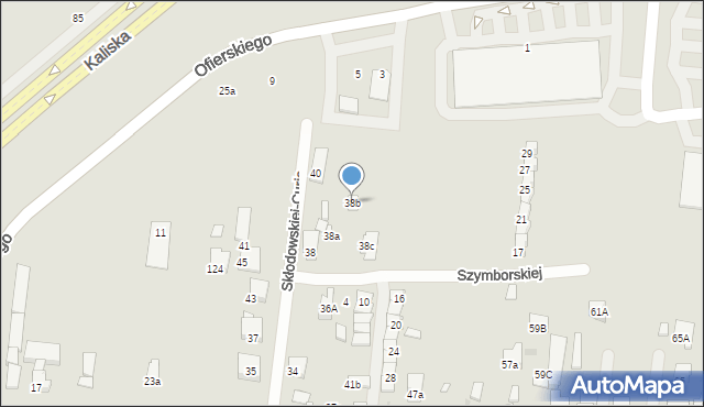 Ostrów Wielkopolski, Szymborskiej Wisławy, 3, mapa Ostrów Wielkopolski