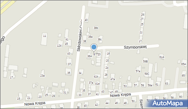 Ostrów Wielkopolski, Szymborskiej Wisławy, 4, mapa Ostrów Wielkopolski