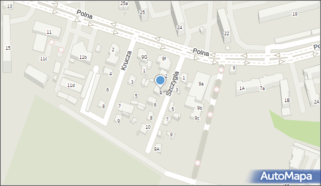 Ostrowiec Świętokrzyski, Szczygla, 4, mapa Ostrowiec Świętokrzyski