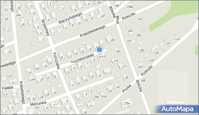 Ostrowiec Świętokrzyski, Szymborskiej Wisławy, 3, mapa Ostrowiec Świętokrzyski