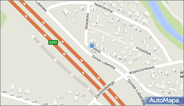 Otwock, Szosa Lubelska, 5, mapa Otwock