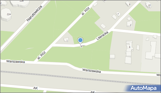 Otwock, Szwoleżerów, 4, mapa Otwock