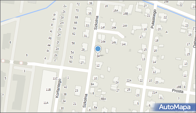 Ożarów Mazowiecki, Szkolna, 14, mapa Ożarów Mazowiecki