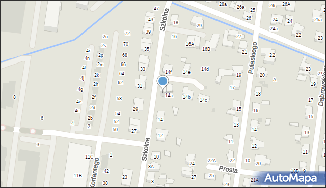 Ożarów Mazowiecki, Szkolna, 14g, mapa Ożarów Mazowiecki