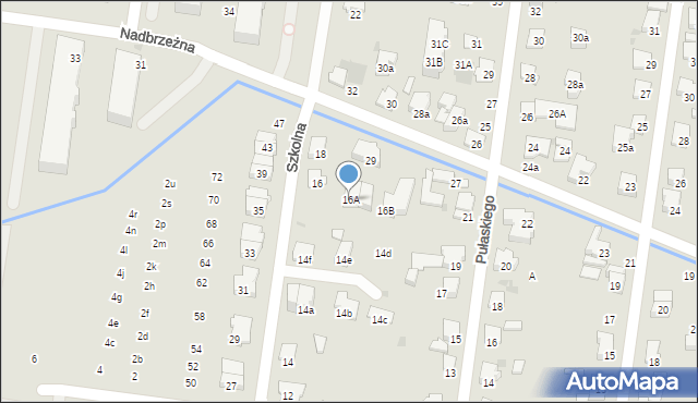 Ożarów Mazowiecki, Szkolna, 16A, mapa Ożarów Mazowiecki