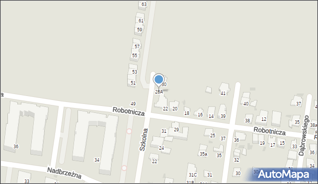 Ożarów Mazowiecki, Szkolna, 28A, mapa Ożarów Mazowiecki