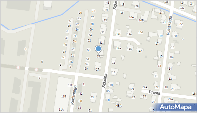 Ożarów Mazowiecki, Szkolna, 29, mapa Ożarów Mazowiecki