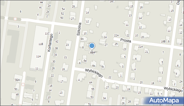 Ożarów Mazowiecki, Szkolna, 6BA, mapa Ożarów Mazowiecki