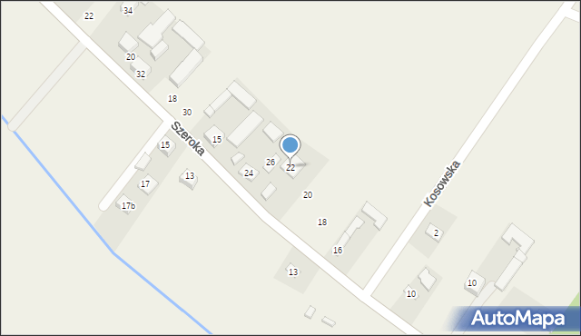 Parole, Szeroka, 22, mapa Parole
