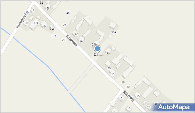 Parole, Szeroka, 36, mapa Parole