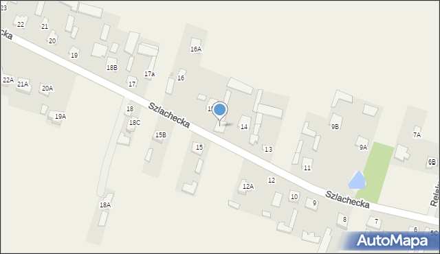 Parznice, Szlachecka, 101, mapa Parznice