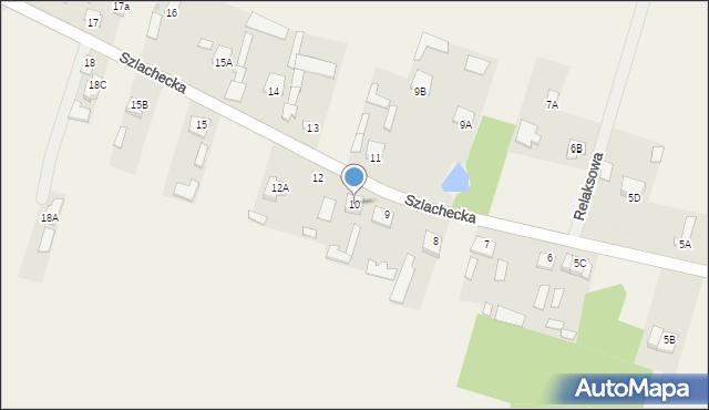 Parznice, Szlachecka, 106, mapa Parznice