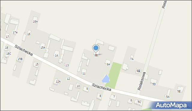 Parznice, Szlachecka, 111, mapa Parznice