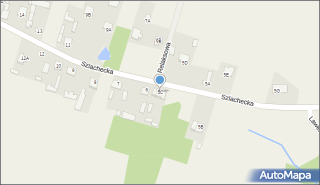 Parznice, Szlachecka, 118, mapa Parznice