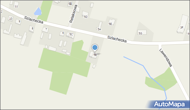 Parznice, Szlachecka, 124, mapa Parznice