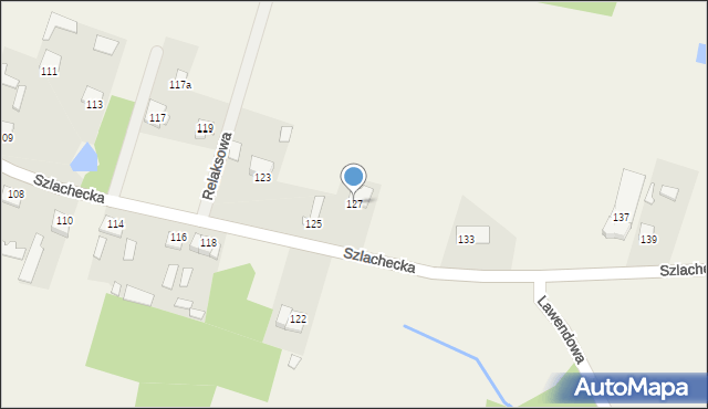 Parznice, Szlachecka, 127, mapa Parznice