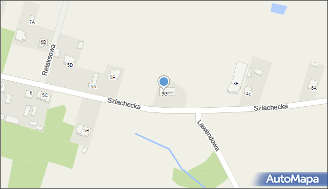 Parznice, Szlachecka, 133, mapa Parznice